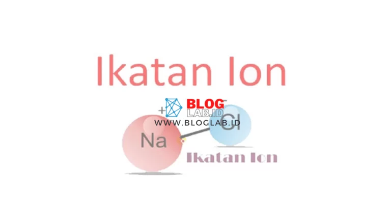 Contoh Proses Terjadinya Ikatan Ion