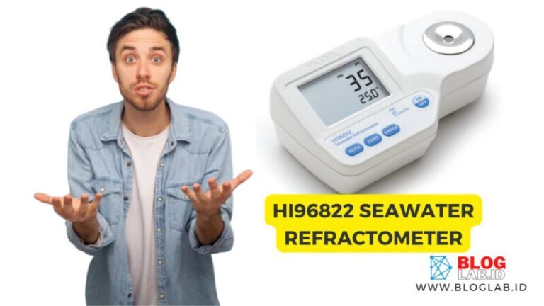 Panduan Alat Digital HI96822 Seawater Refractometer
