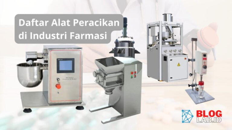 Daftar Alat Peracikan Yang Hanya Digunakan Di Industri Farmasi