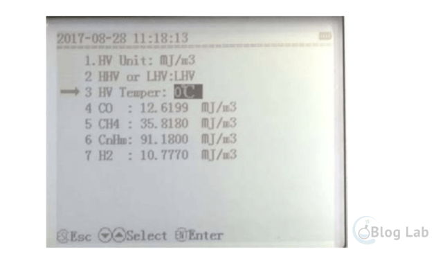 Heating Value calculation method