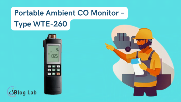 Portable Ambient CO Monitor – Type WTE-260