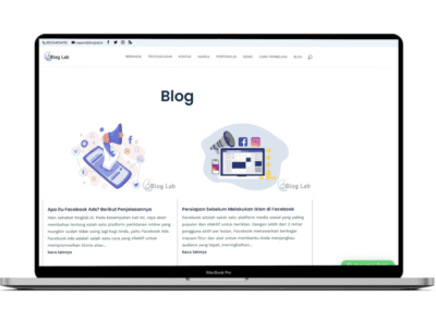Contoh Website Blog dan Portal Berita