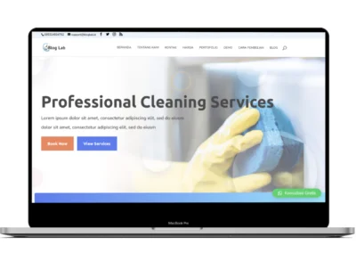 Contoh Website Perusahaan Cleaning Service