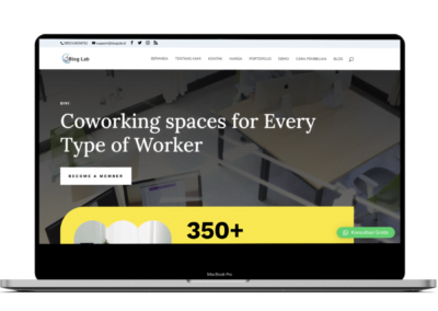 Contoh Website Perusahaan Coworking Space