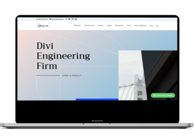 Contoh Website Perusahaan Engineering