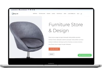 Contoh Website Toko Furnitur