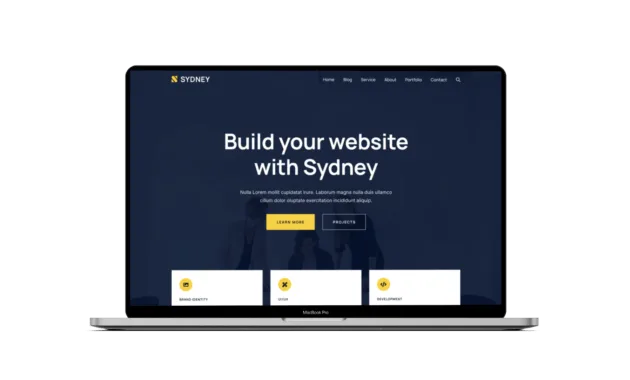 10 Tema WordPress Keren dan Gratis untuk Bisnis Anda 7 Download Template WordPress Gratis Sydney