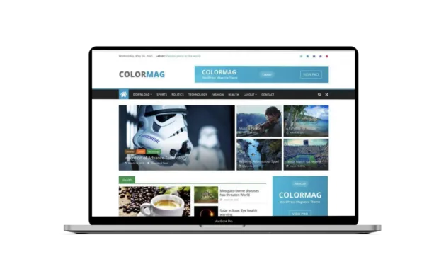 10 Tema WordPress Keren dan Gratis untuk Bisnis Anda 8 Download template WordPress Gratis ColorMag