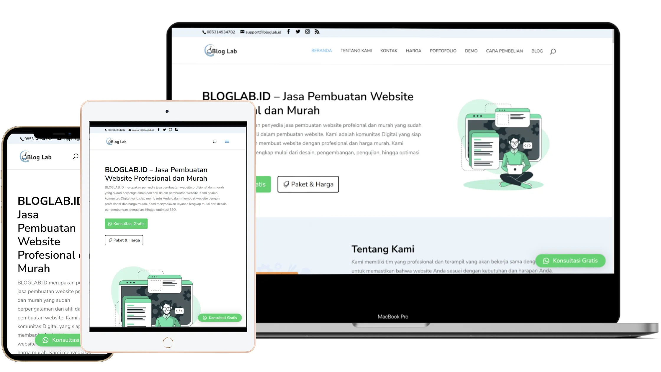 Jasa pembuatan website murah dan profesional Jasa pembuatan website murah dan profesional