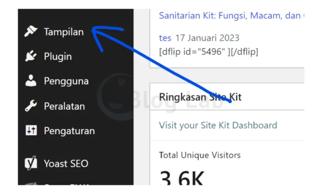 Dasbor WordPress: Daftar Menu dan Fungsinya 9 Dasbor WordPress