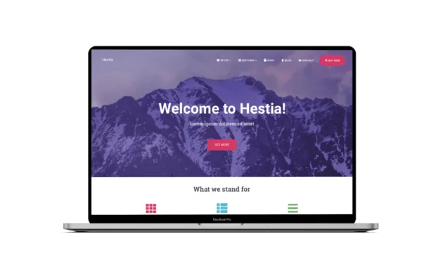 10 Tema WordPress Keren dan Gratis untuk Bisnis Anda 6 Template WordPress Gratis Hestia