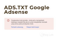 Ads.txt Google Adsense: Pengertian, Fungsi, dan Cara Memasangnya