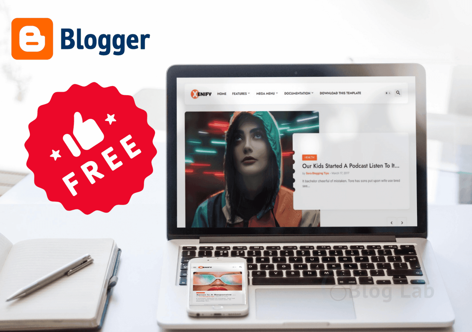 Download Template Blogger Keren Gratis Terbaru 2024