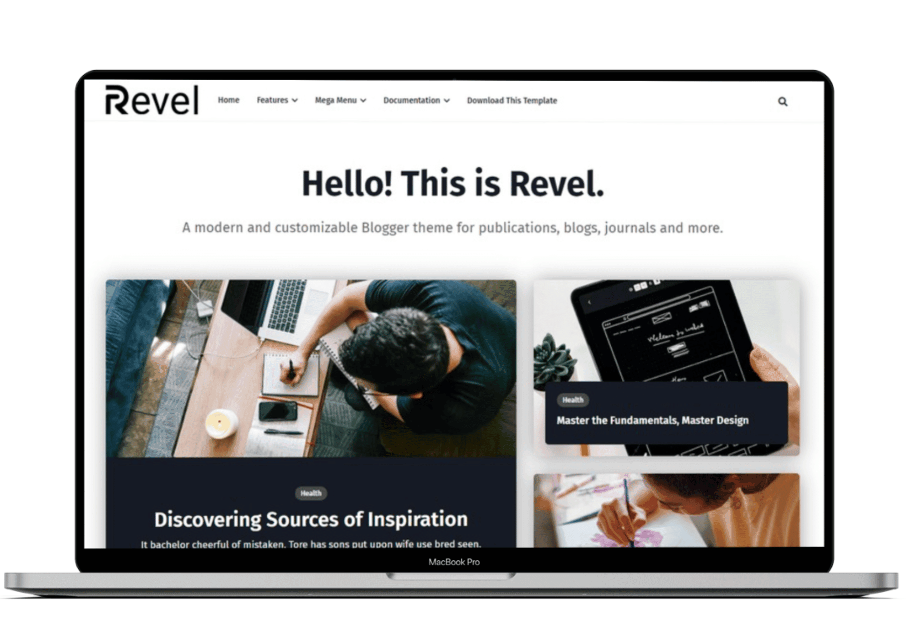 Download Revel Blogger Template