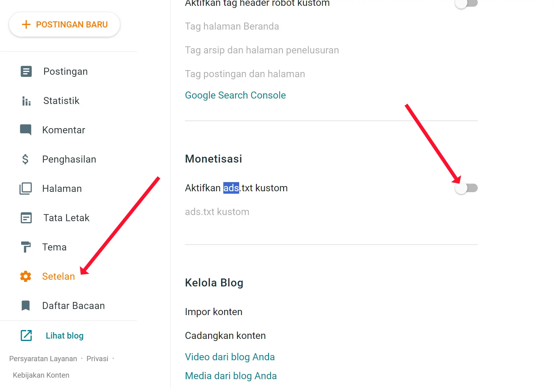 ads.txt adsense untuk blogger