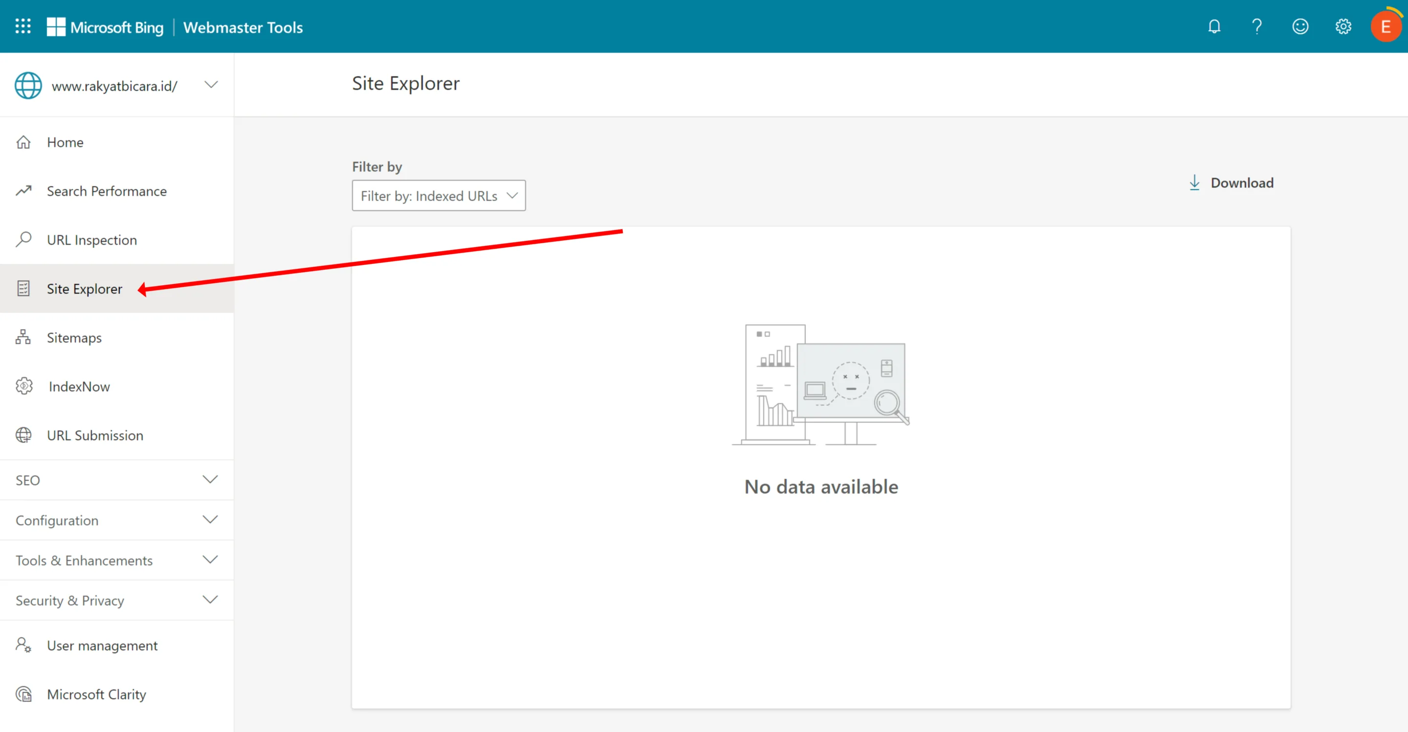 Bing Webmaster Tools: Panduan Lengkap Cara Menggunakannya 19 Menu Site Explorer di Bing WMT