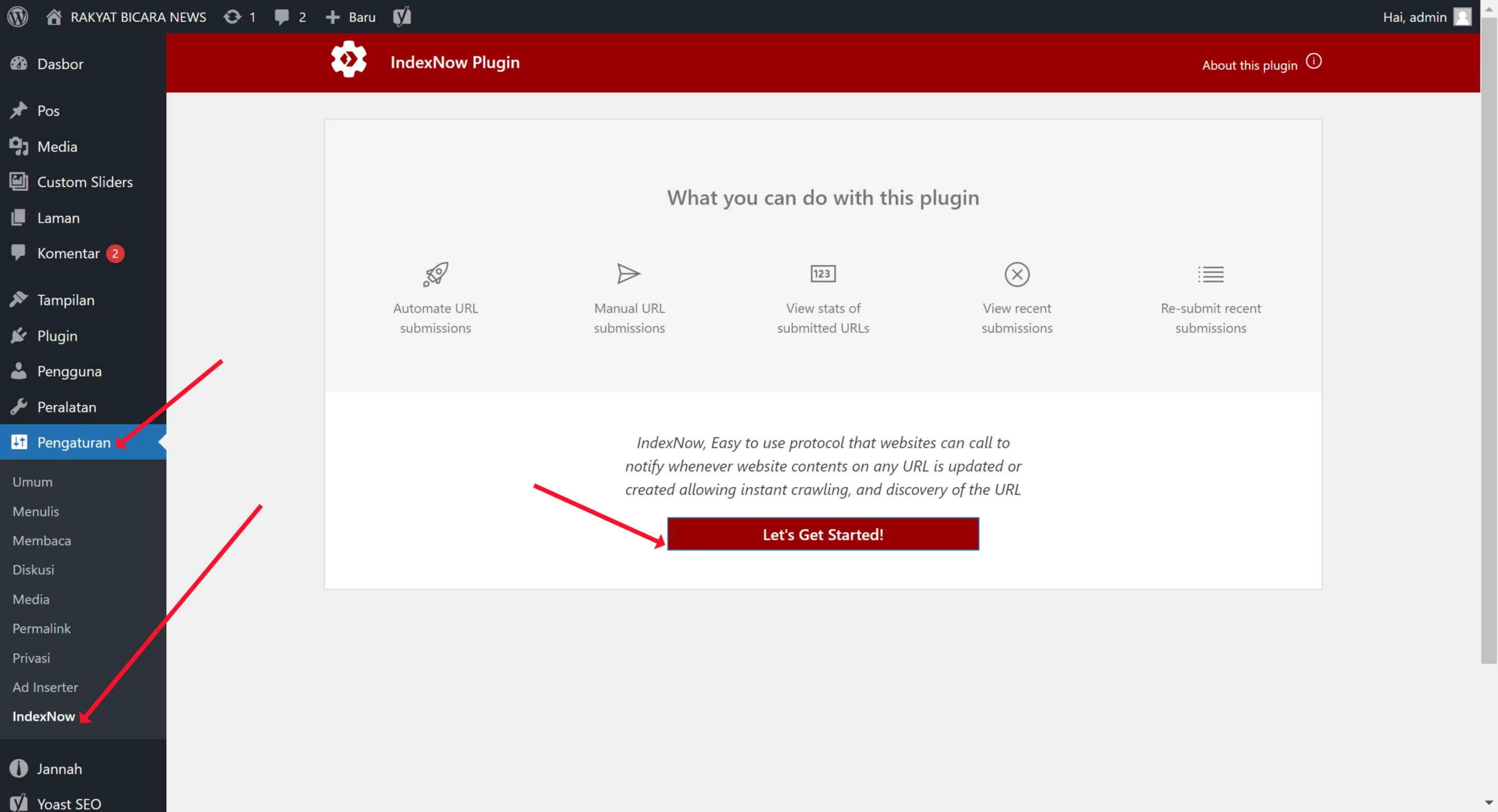 Bing Webmaster Tools: Panduan Lengkap Cara Menggunakannya 25 aktifkan plugin indexnow bing di wordpress