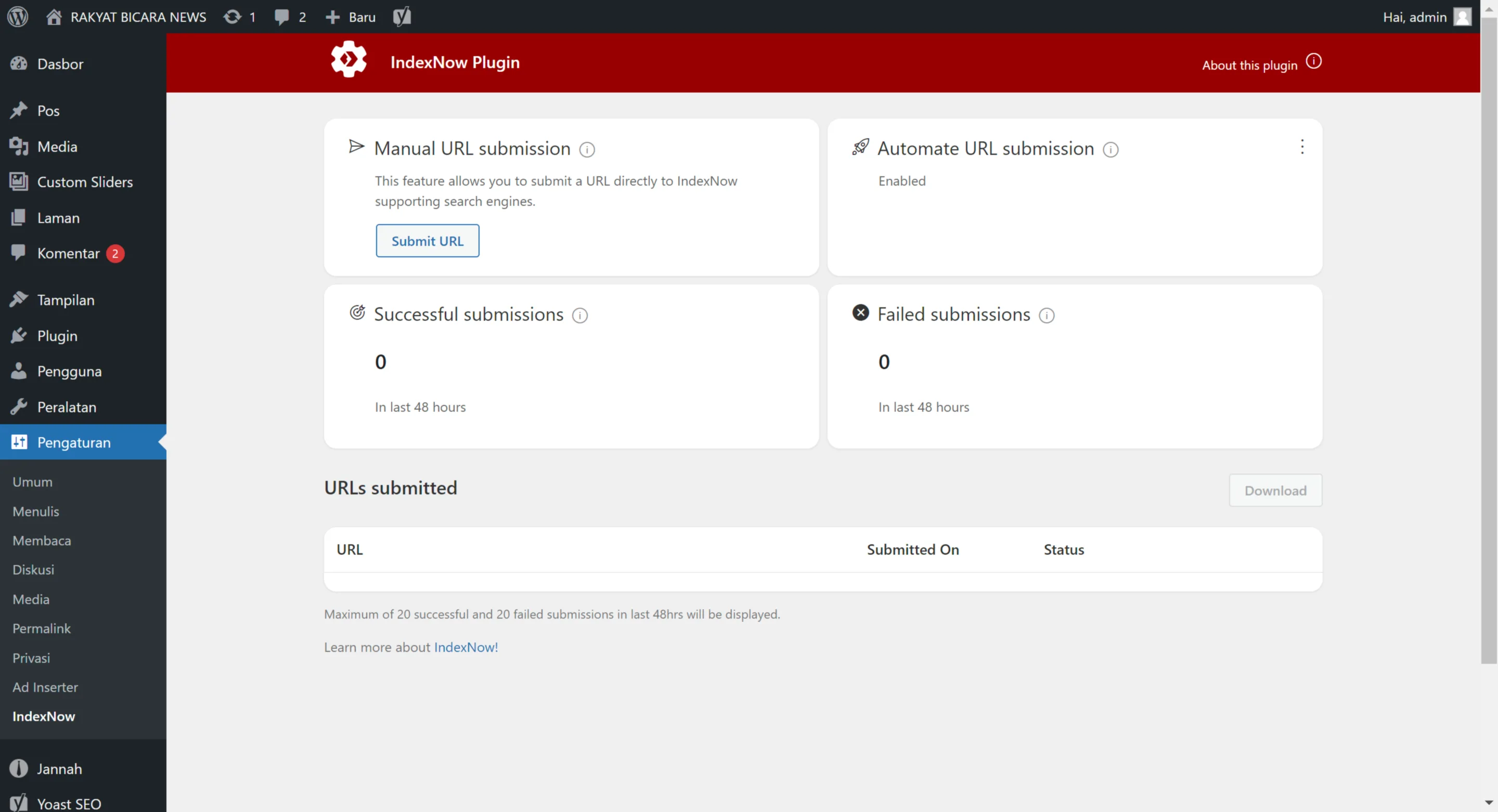 Bing Webmaster Tools: Panduan Lengkap Cara Menggunakannya 26 otomatis submit url ke bing di wordpress