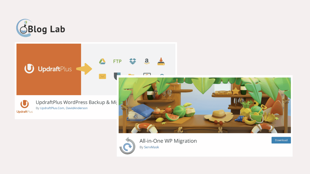 All-in-One WP Migration vs UpdraftPlus