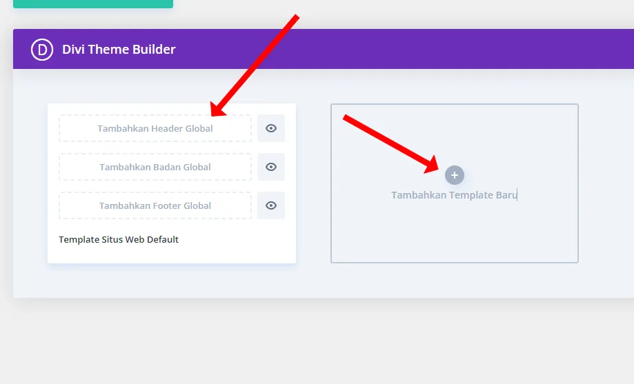 Cara Membuat dan Mengedit Header di Template DIvi