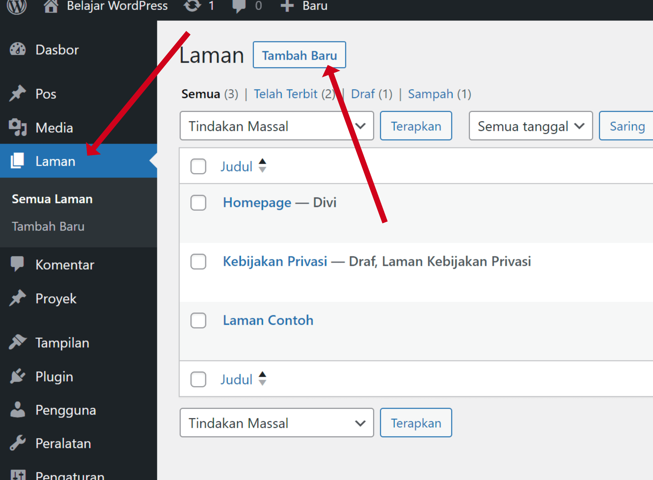 Membuat Halaman Privacy Policy di WordPress