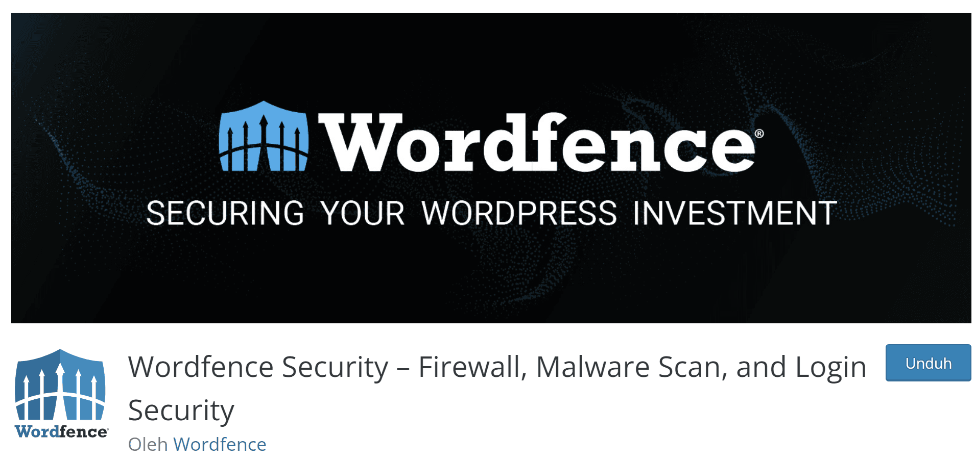 plugin Wordfence Security