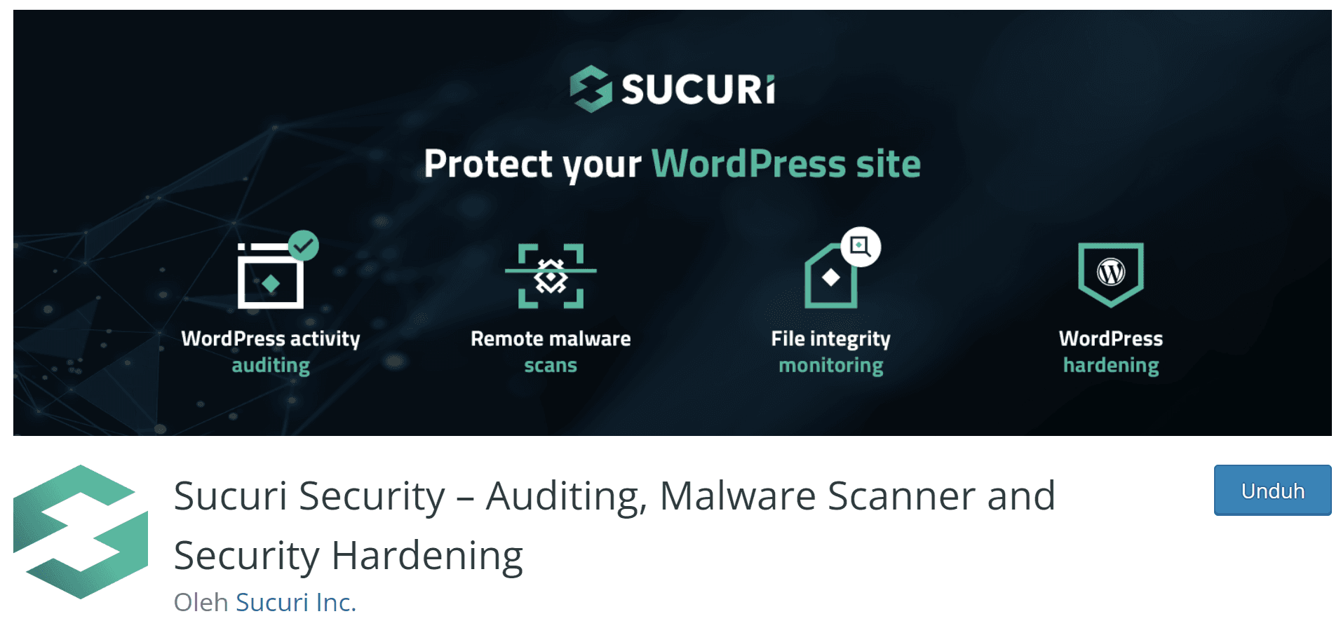 plugin Sucuri Security