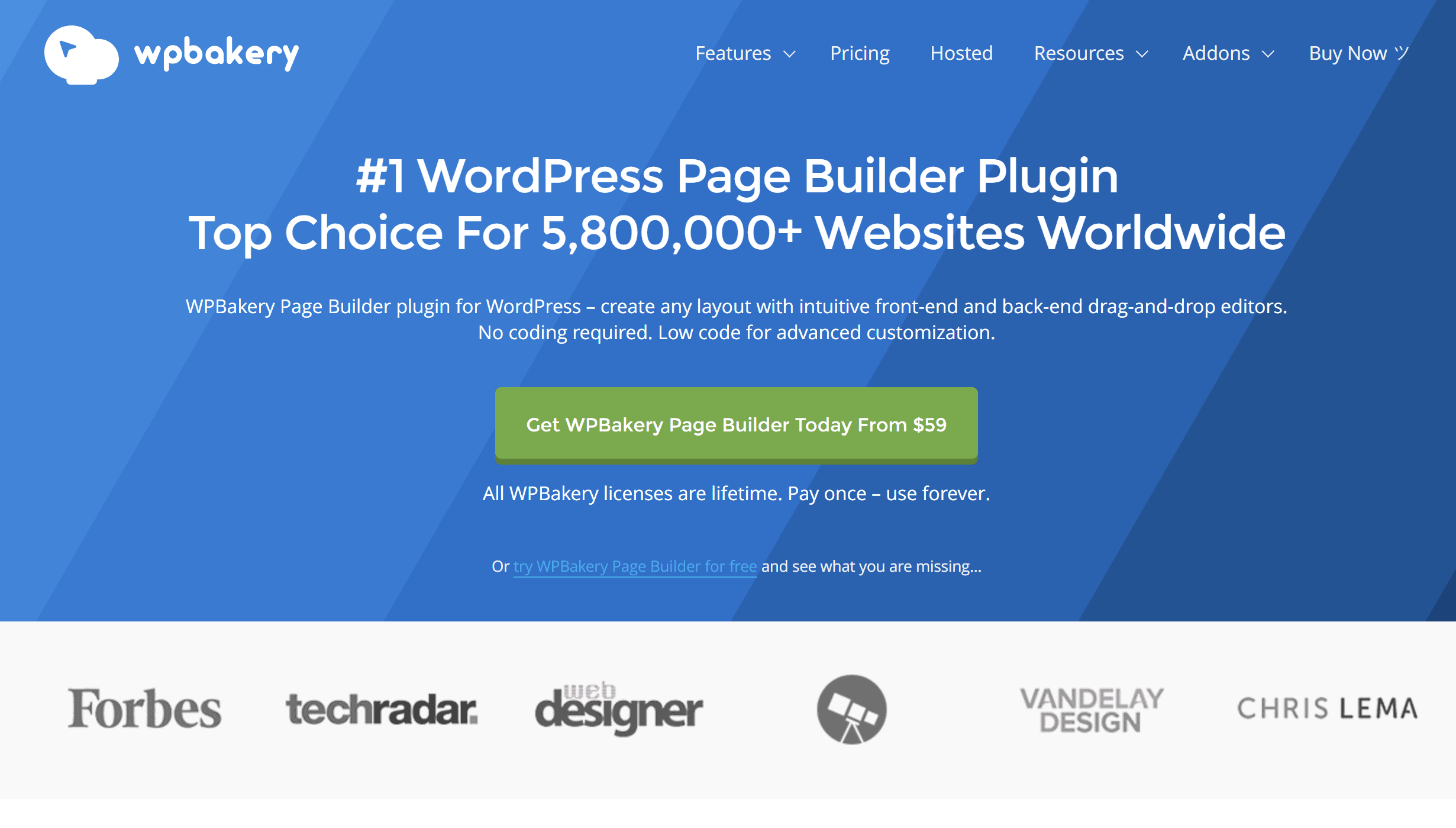 plugin page builder WPBakery