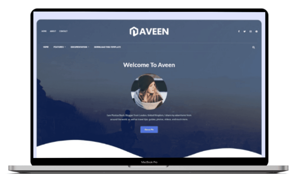 Aveen Blogger Template