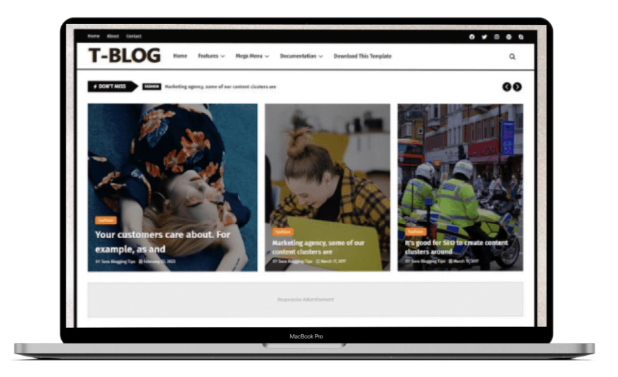 Today Blog Blogger Template
