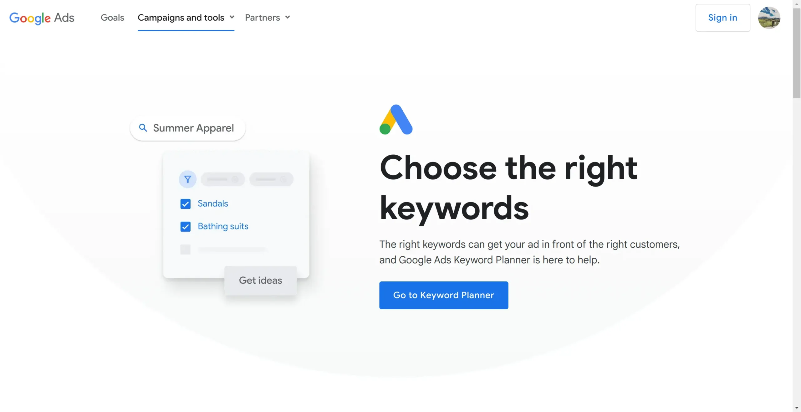 riset kata kunci dengan Google Keyword Planner