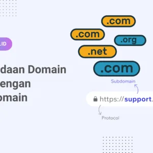 Perbedaan Domain TLD dengan Subdomain