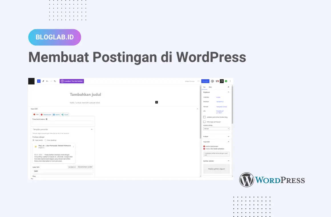 Cara Mudah Membuat Postingan di WordPress